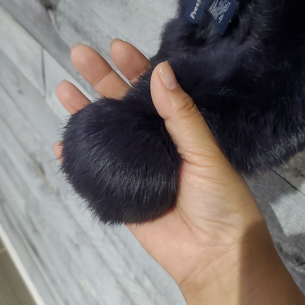 Purple Rabbit Fur Accessory - Picture 5 of 9